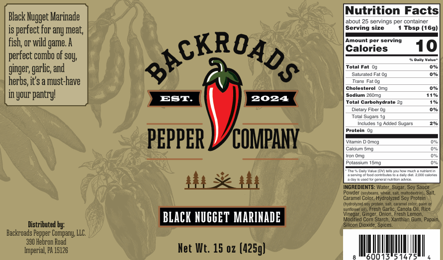 Black Nugget Marinade