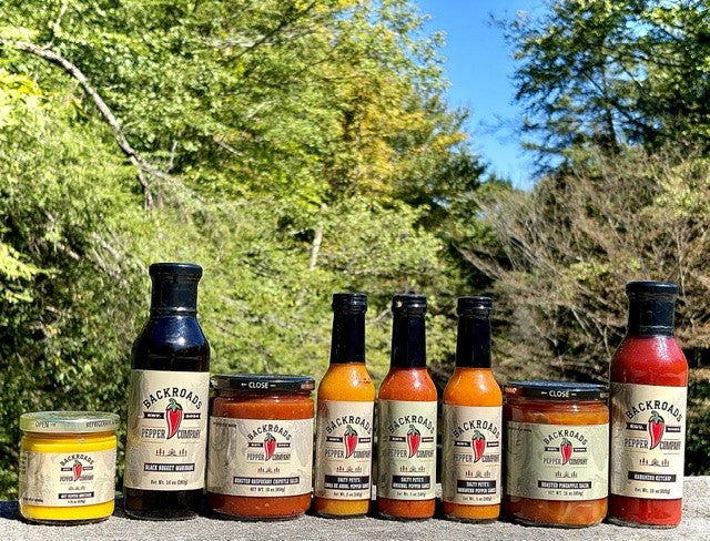 Backroads One of Everything bundle featuring all eight sauces, salsas, condiments and marinade
