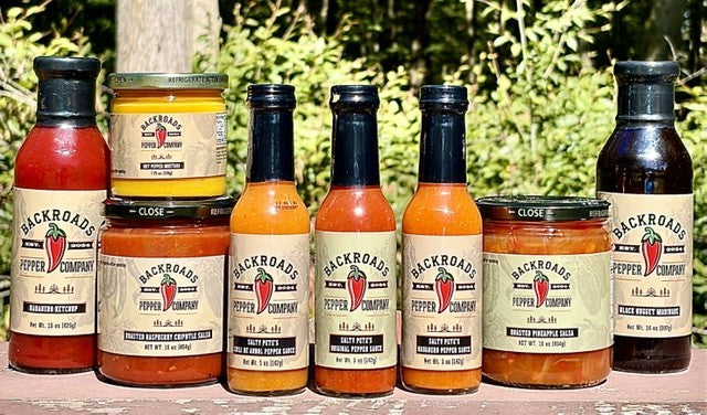 Complete Backroads Pepper Company eight-product bundle
