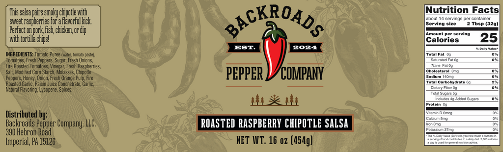 Roasted Raspberry Chipotle Salsa